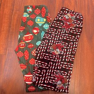 Lularoe Christmas Leggings one size